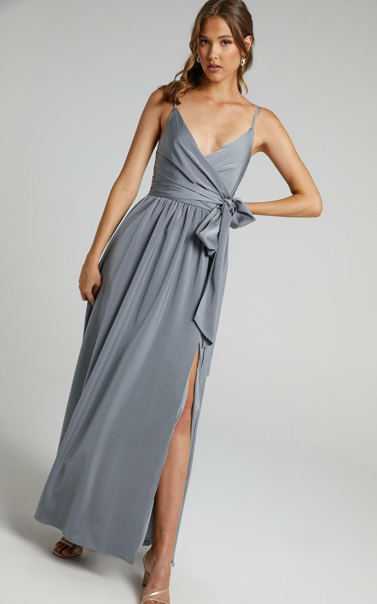 Sexy Satin Sleeveless Party Dresses-Dresses-Free Shipping at meselling99