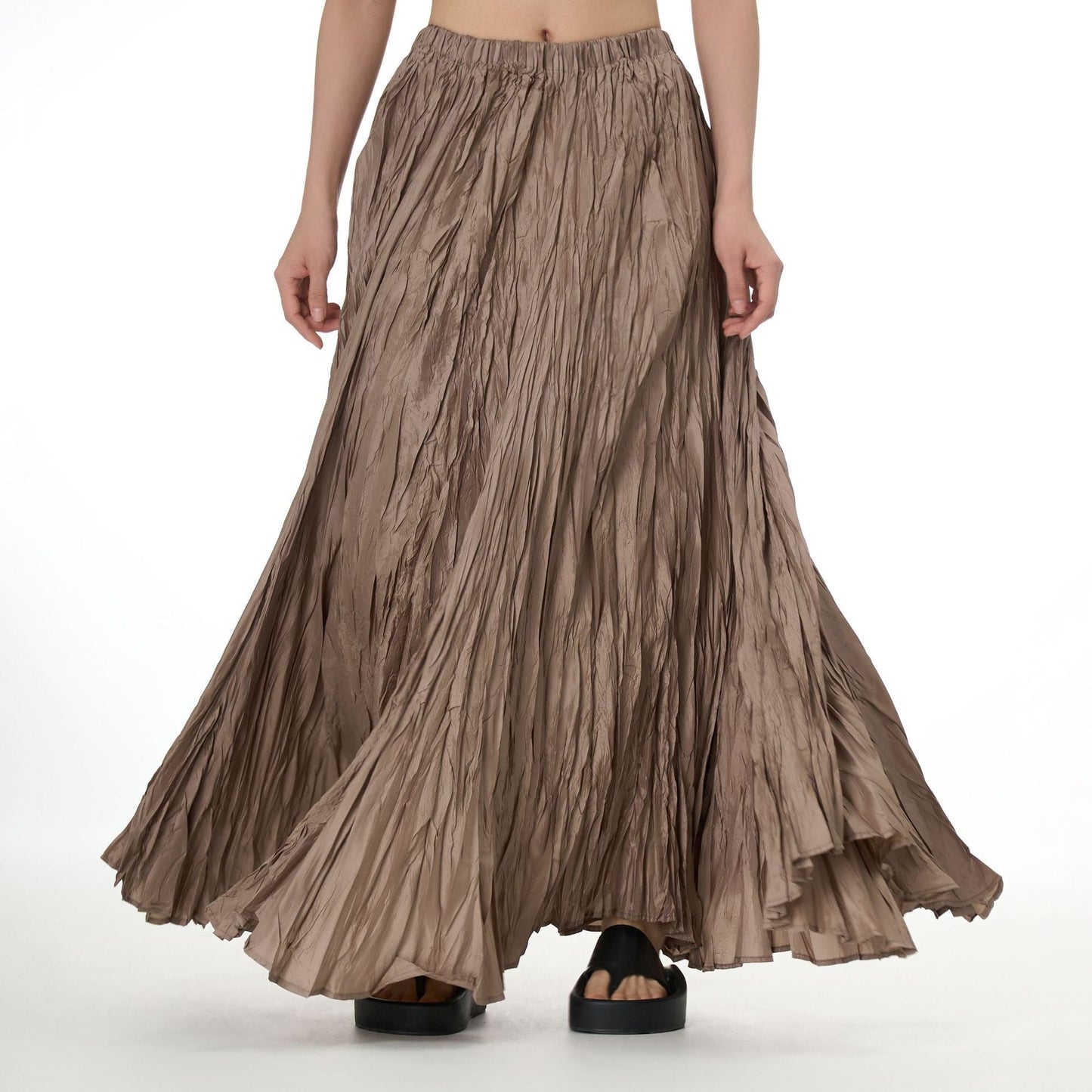 Flowy Plus Sizes Skirts-Skirts-Khaki-One Size-Free Shipping at meselling99