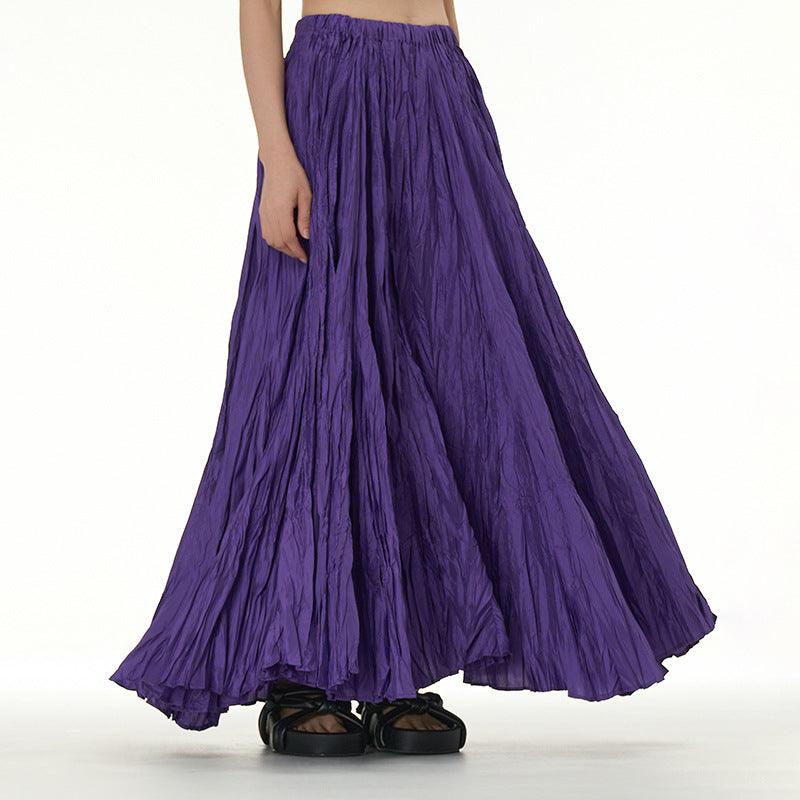 Flowy Plus Sizes Skirts-Skirts-Purple-One Size-Free Shipping at meselling99