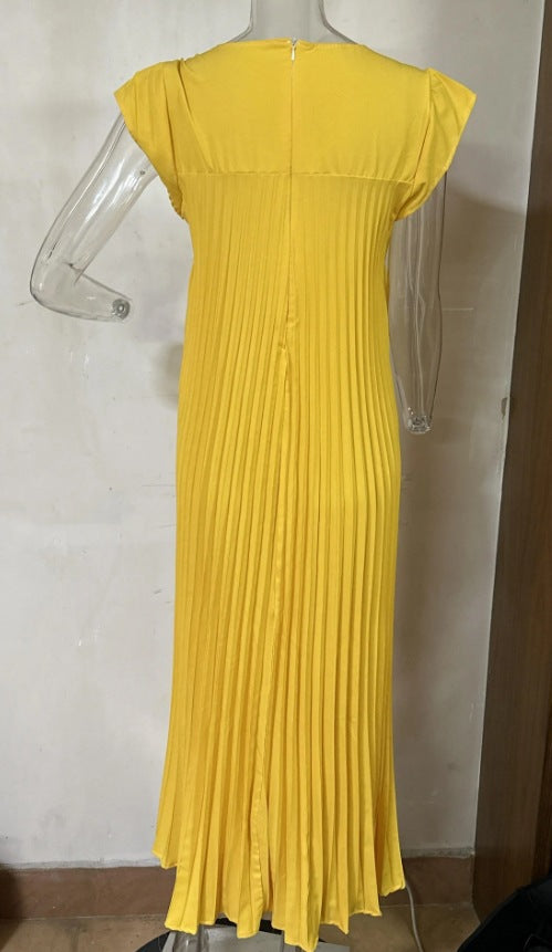 Casual Round Neck Sleeveless Women Long Dresses-Dresses-Free Shipping at meselling99