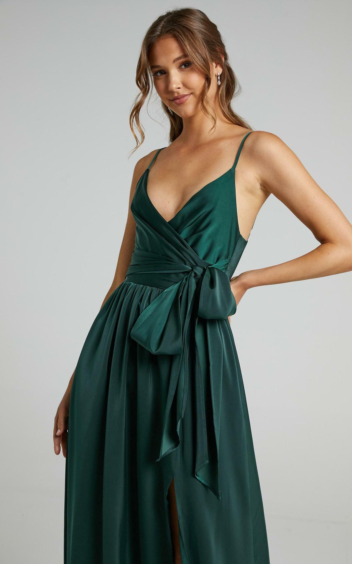 Sexy Satin Sleeveless Party Dresses-Dresses-Free Shipping at meselling99