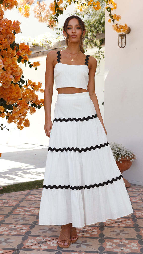 Fashion Summer Two Pieces Summer Dresses-Dresses-White-S-Free Shipping at meselling99