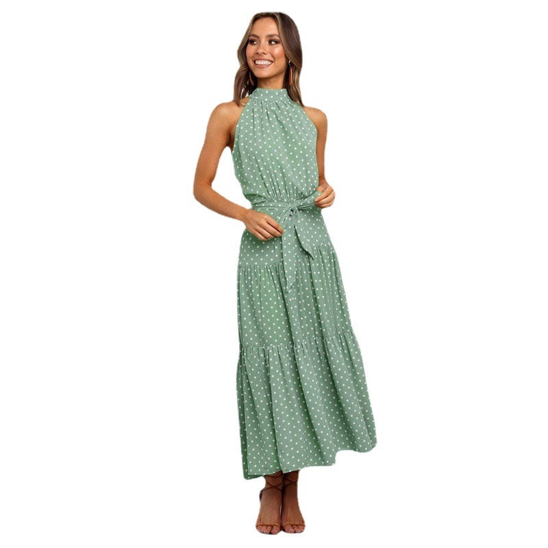 Casual Halter Summer Long Dresses-Dresses-Free Shipping at meselling99