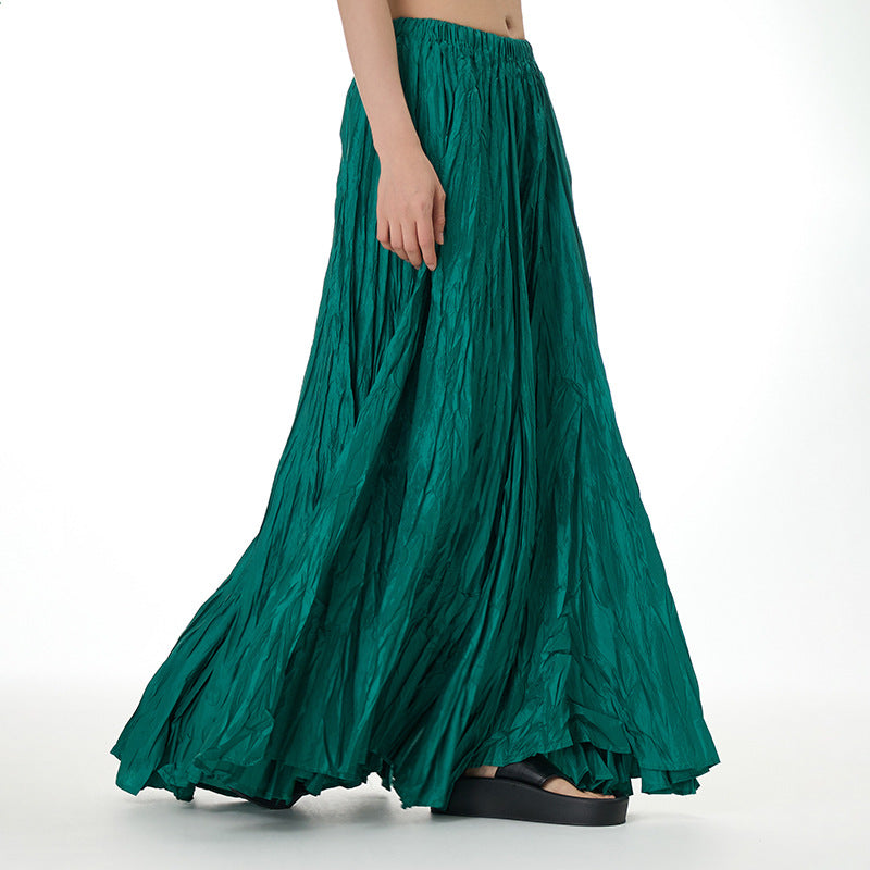 Flowy Plus Sizes Skirts-Skirts-Green-One Size-Free Shipping at meselling99