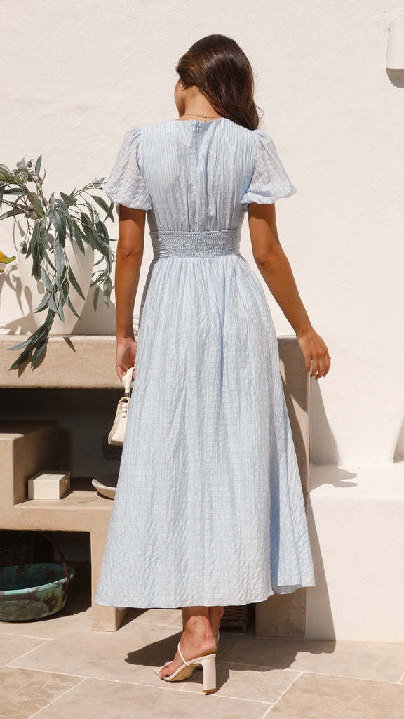 Elegant V Neck Summer Long Dresses-Dresses-Free Shipping at meselling99