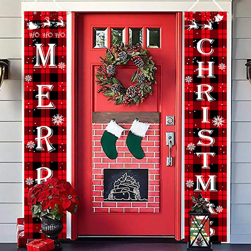 Merry Christmas Day Couplet Door Decoration-couplet-Style2-Free Shipping at meselling99