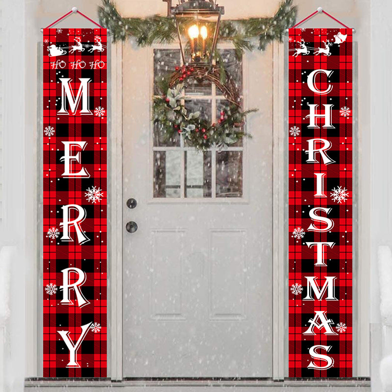 Merry Christmas Day Couplet Door Decoration-couplet-Free Shipping at meselling99