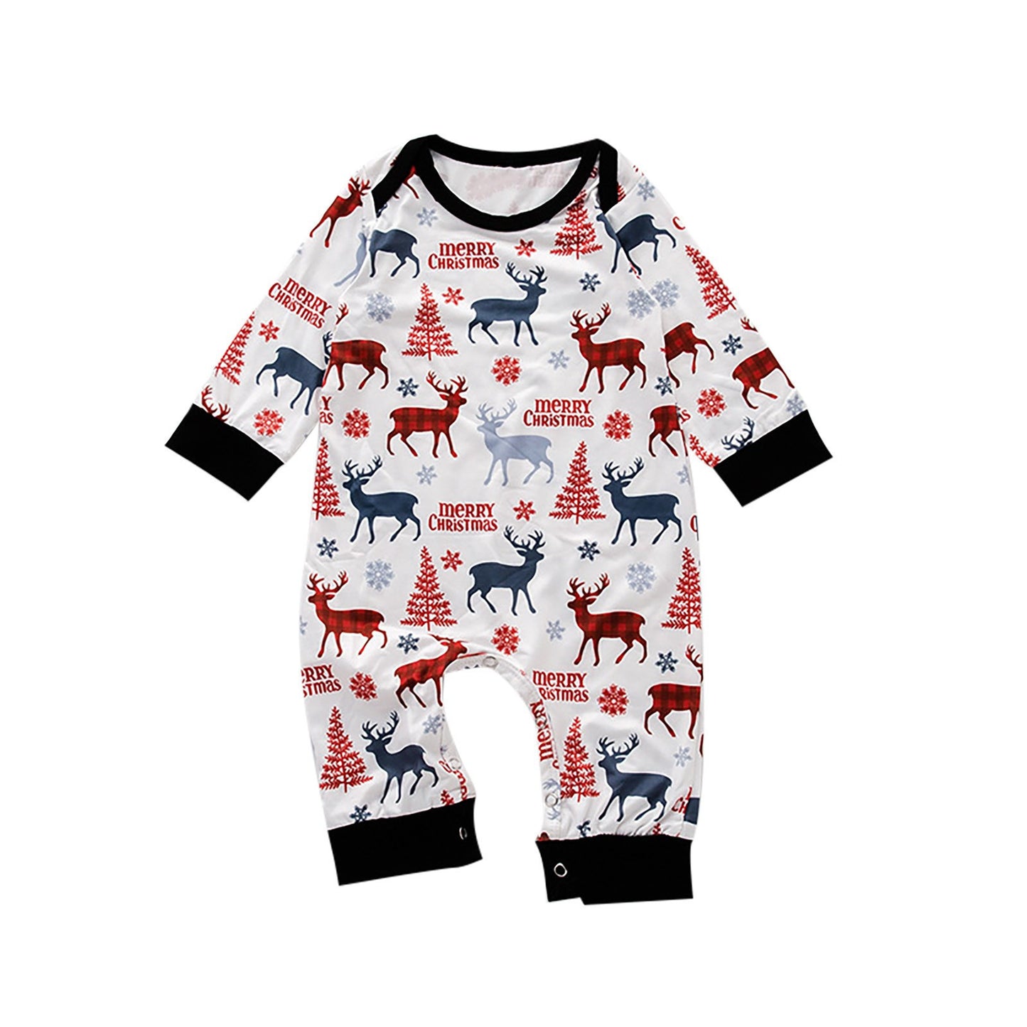 Christmas Santa Claus&Elk Parent-child Pajama Sets-Pajamas-Free Shipping at meselling99