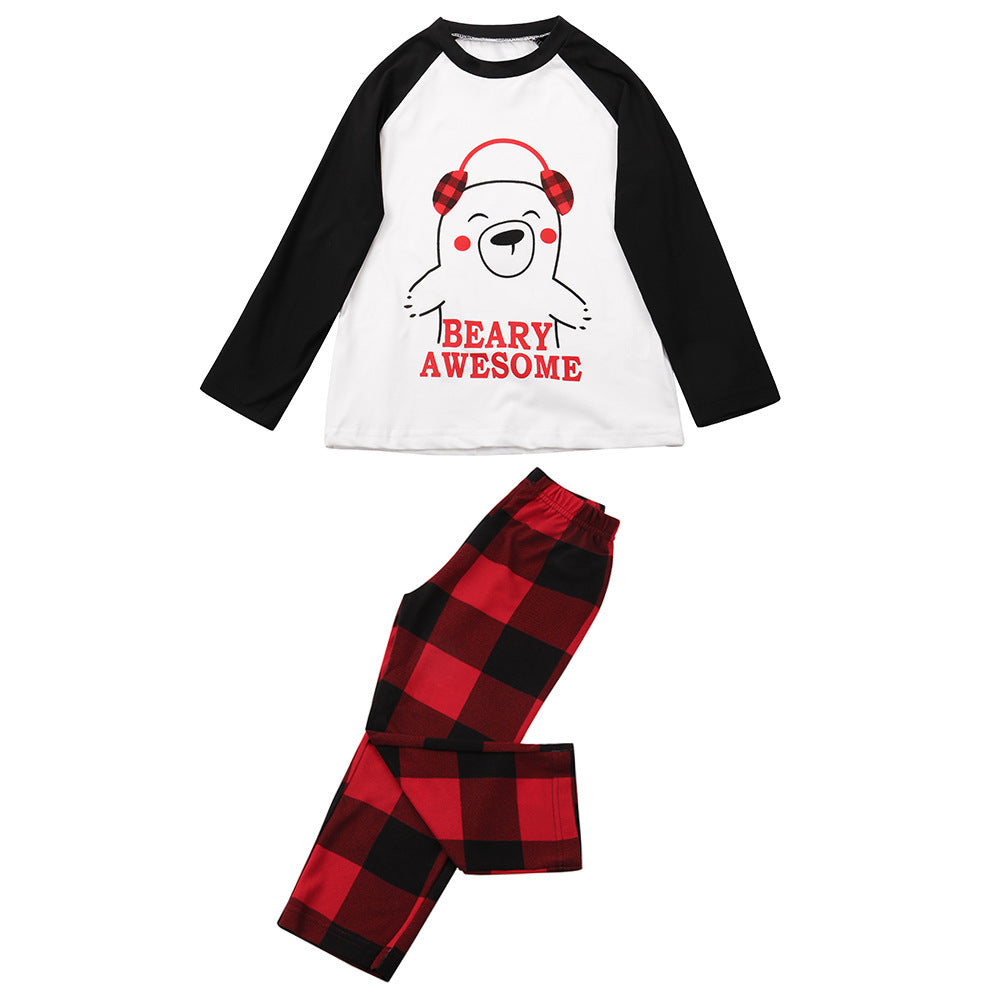 Christmas Cartoon Parent-child Pajama Sets-Pajamas-Free Shipping at meselling99
