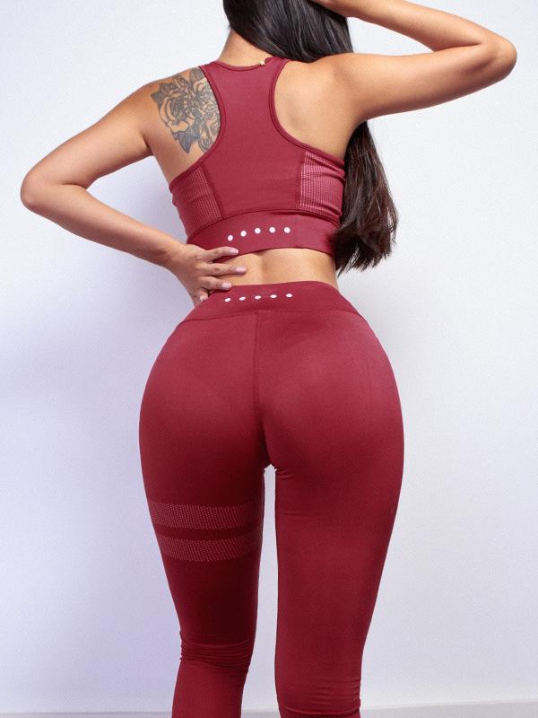 Meselling99 Solid Sports Bra And Leggings Suit-Yoga&Gym Suits-Free Shipping at meselling99