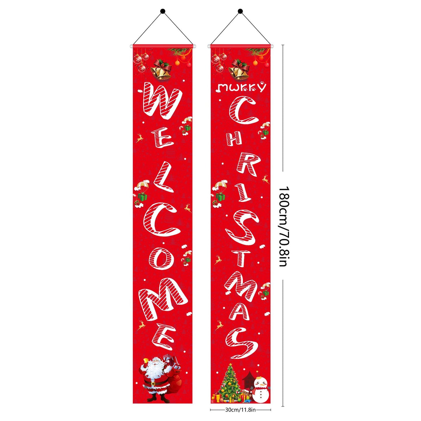 Merry Christmas Couplet Door/Porch Decoration-Holiday Ornaments-Free Shipping at meselling99