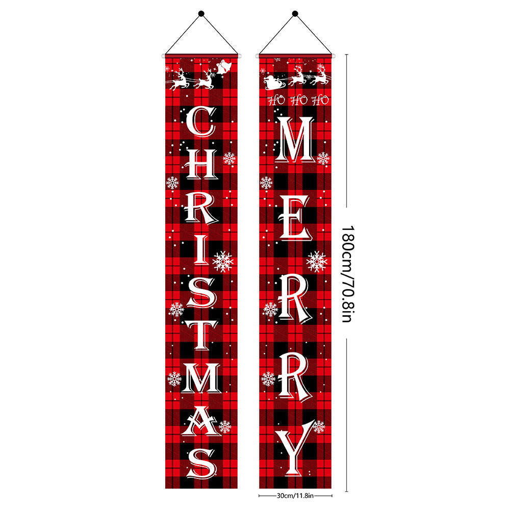 Merry Christmas Day Couplet Door Decoration-couplet-Free Shipping at meselling99