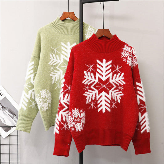 Merry Christmas Knitted Women Sweaters-Shirts & Tops-Free Shipping at meselling99
