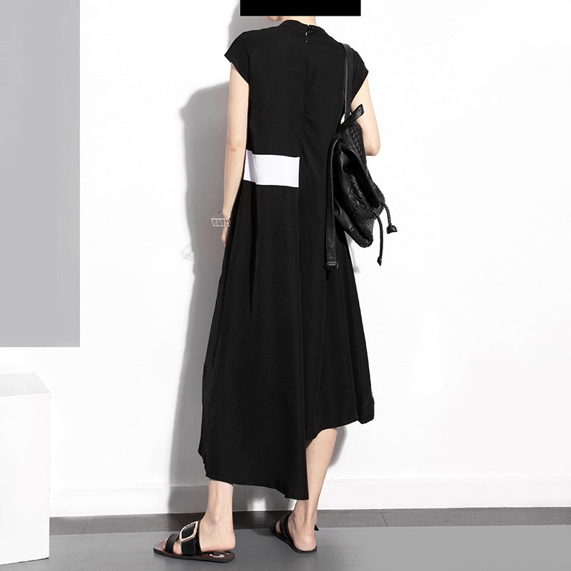 Designed Summer Irregular Women Midi Dresses-Dresses-Black-One Size-Free Shipping at meselling99