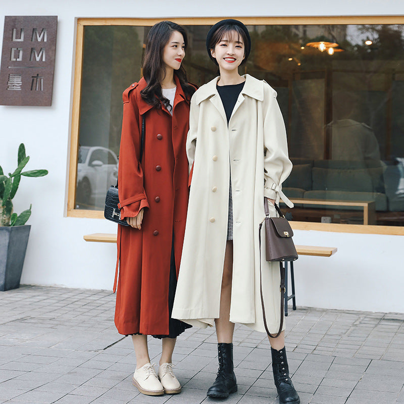 Vintage Long Fall Overcoat for Women-Outerwear-Free Shipping at meselling99