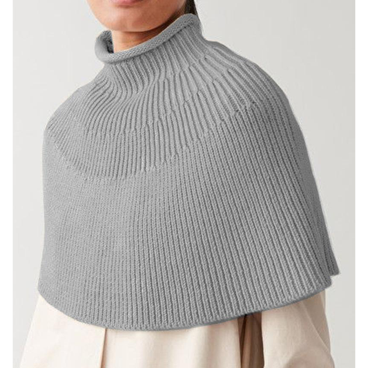 Women Designed Turtleneck Kntted Capes-Shirts & Tops-Free Shipping at meselling99