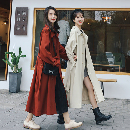 Vintage Long Fall Overcoat for Women-Outerwear-Free Shipping at meselling99