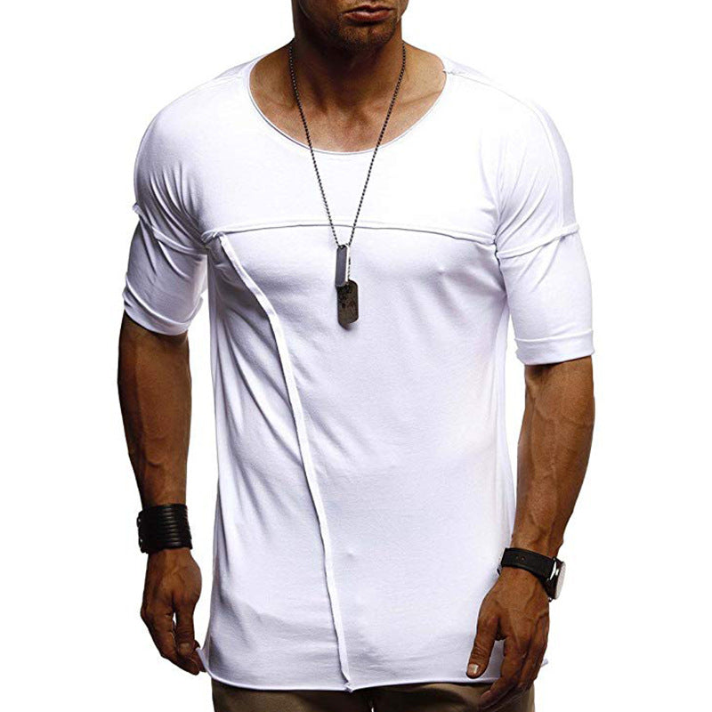 Casual Summer Short Sleeves T Shirts for Men-Shirts & Tops-White-M-Free Shipping at meselling99