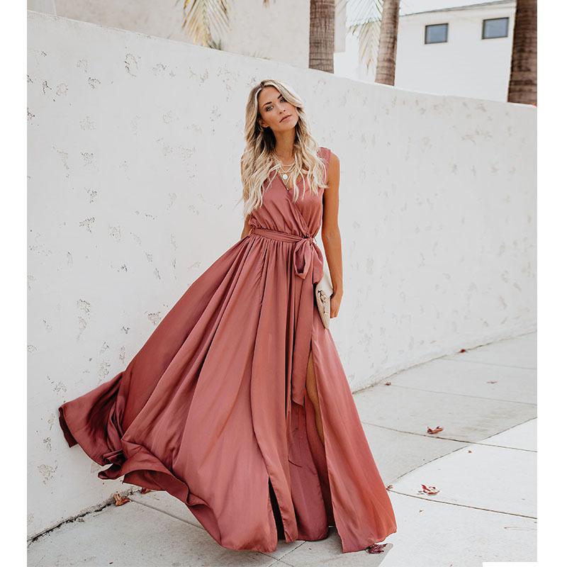 Summer Bohemian Sleeveless Long Dress-Maxi Dresses-Free Shipping at meselling99