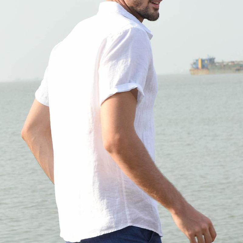 Men Plus Sizes Summer Short Sleeves T-shirts-Men Tops-Free Shipping at meselling99