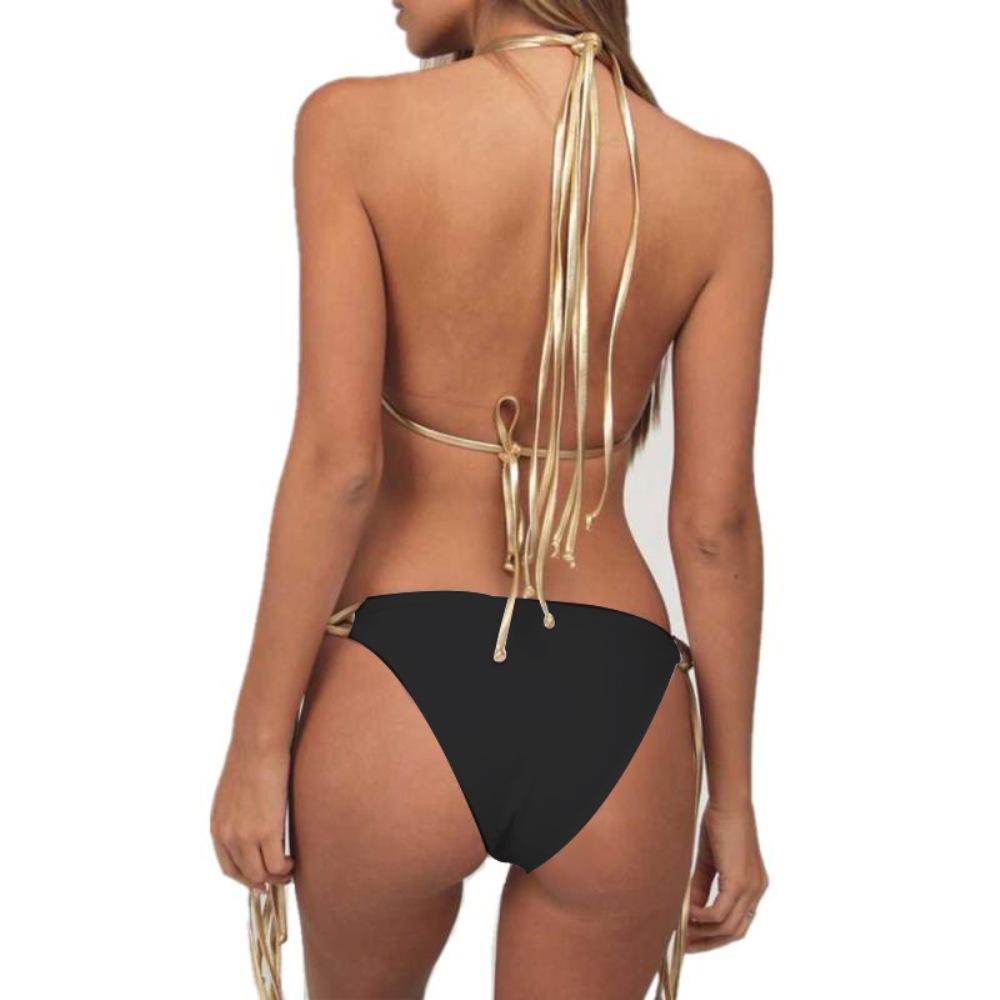 Women Sexy Backless Rhinestone Bikni Swimsuits-Swimwear-Free Shipping at meselling99