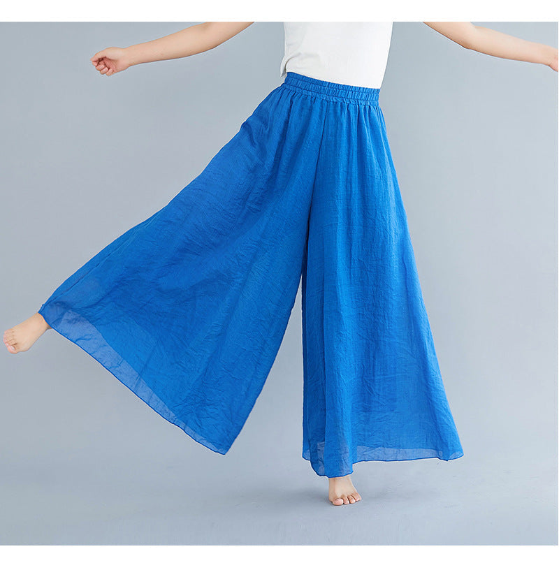 Women Summer Linen Loose Pants-Women Bottoms-Free Shipping at meselling99
