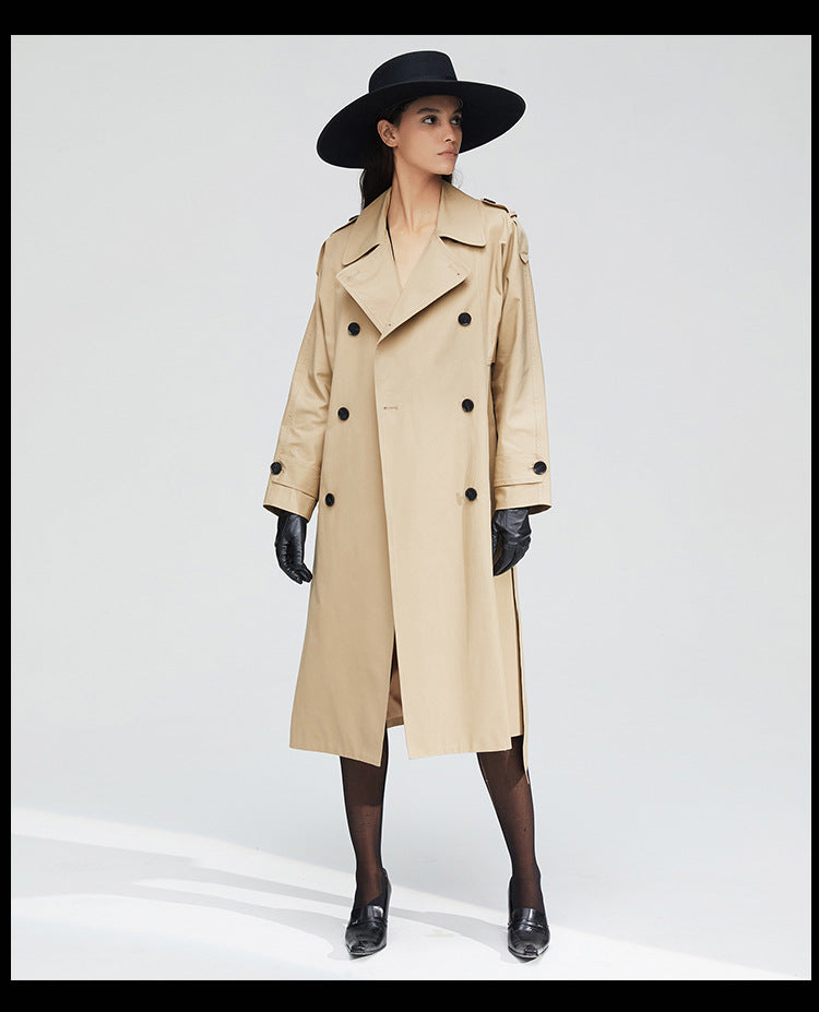 Elegant Fall Women Wind Break Long Overcoats-Coats & Jackets-Free Shipping at meselling99