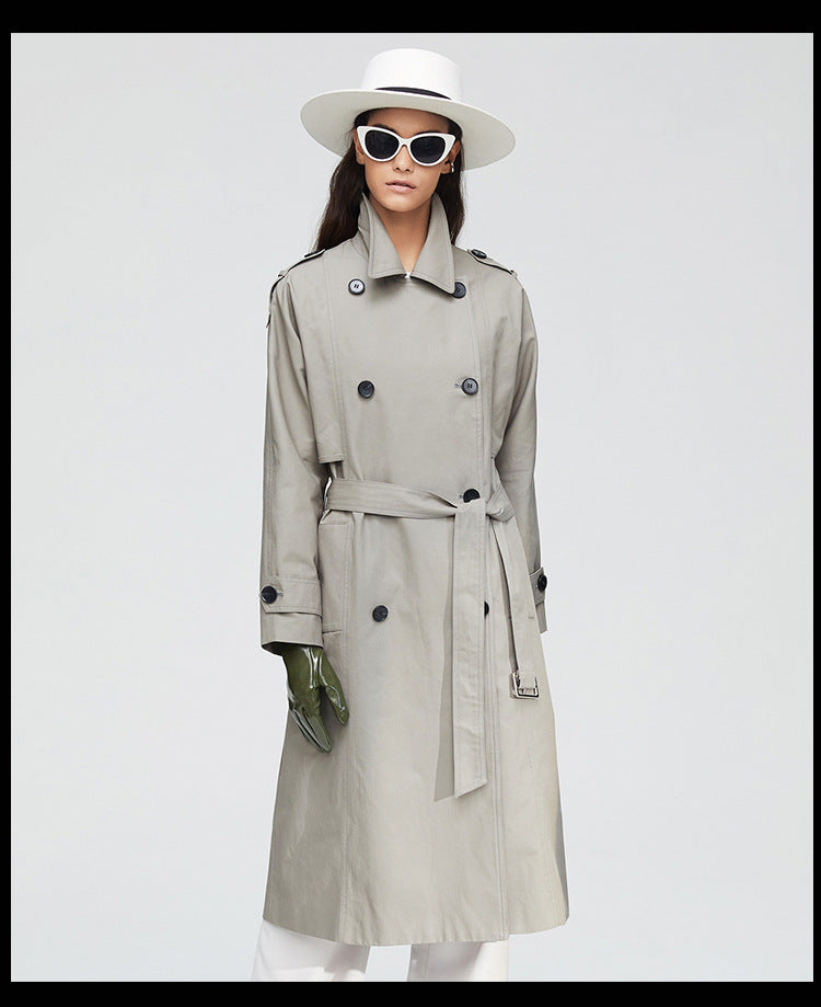 Elegant Fall Women Wind Break Long Overcoats-Coats & Jackets-Free Shipping at meselling99