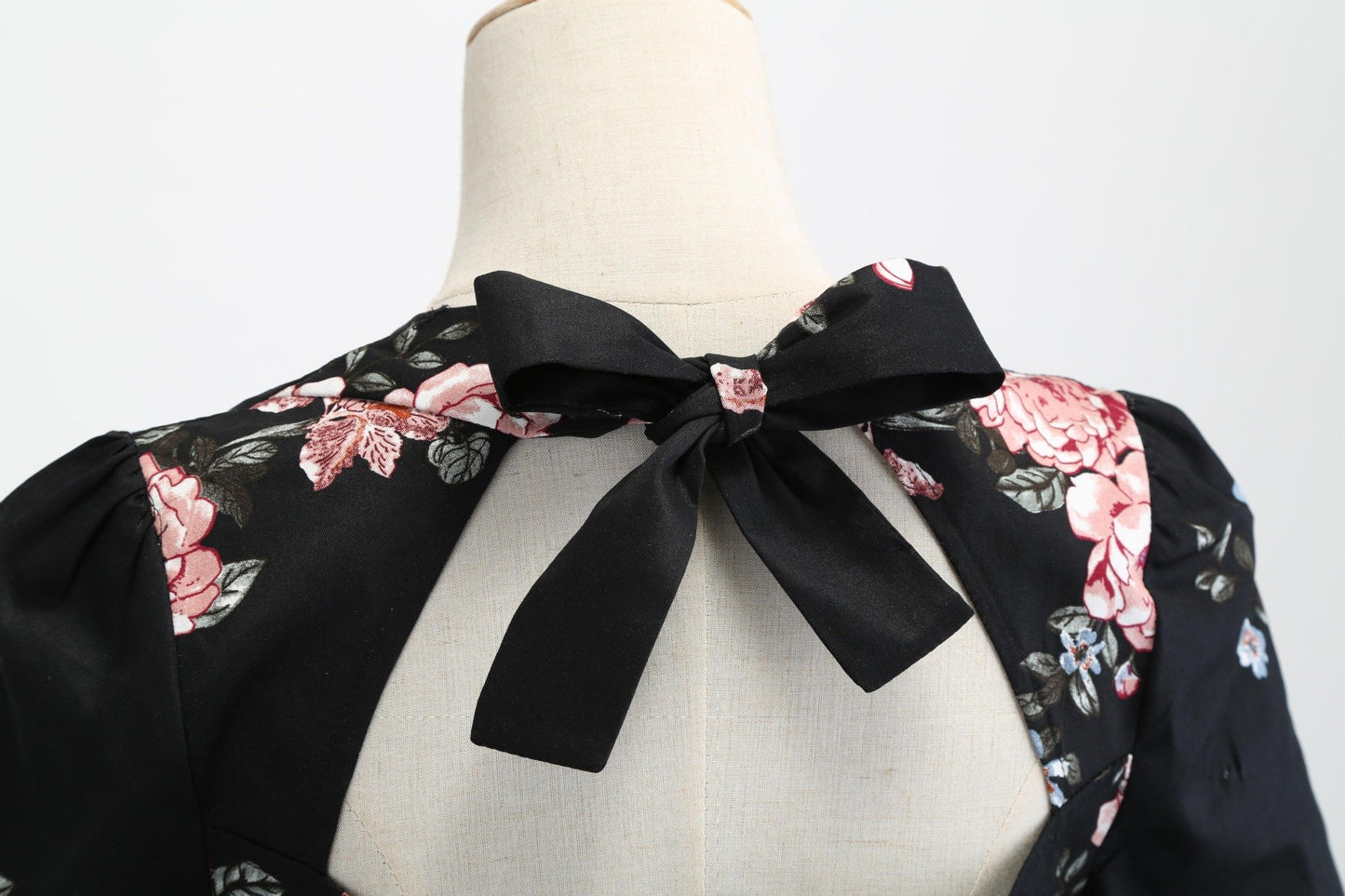 Vintage Bowknot Slim Waist Ball Dresses-Vintage Dresses-Free Shipping at meselling99