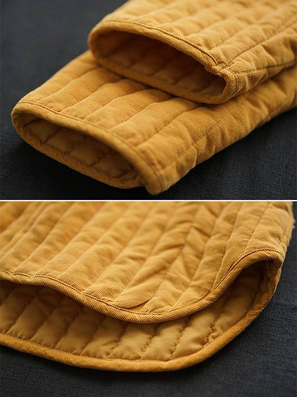 Original Solid Color Corduroy Outerwear-Outwears-Free Shipping at meselling99