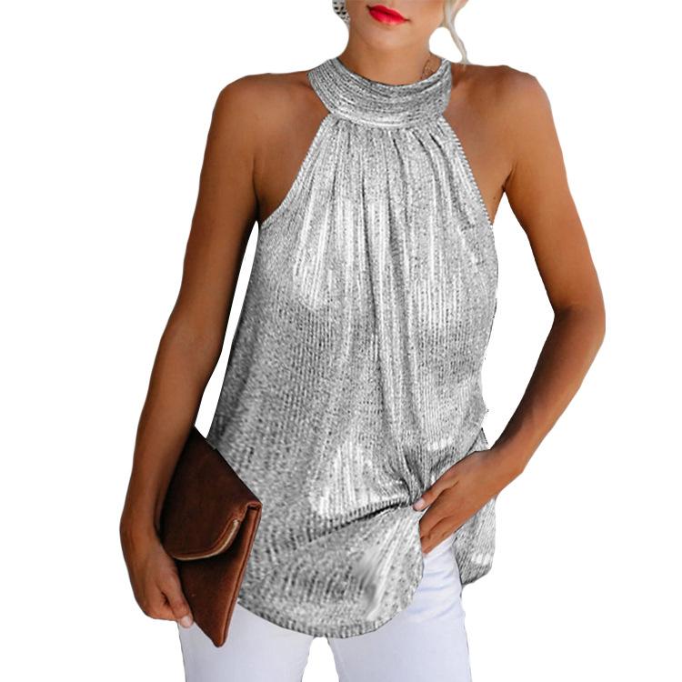 Fashion Women Halter Sleeveless Summer Crop Tops-Shirts & Tops-Free Shipping at meselling99