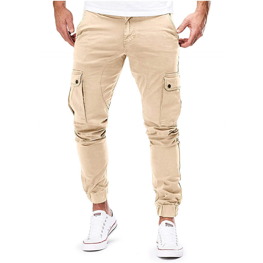 Casual Men Pocket Long Pants-Men Pants-Free Shipping at meselling99