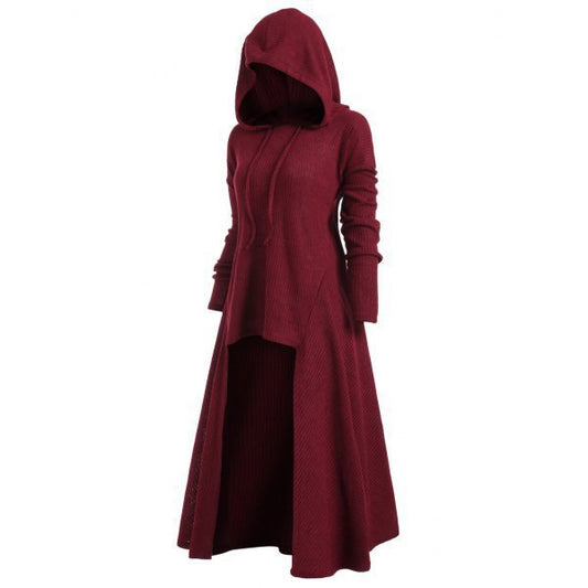 Casual Plus Sizes Hoodies Coats for Women-Outerwear-Wine Red-S-Free Shipping at meselling99