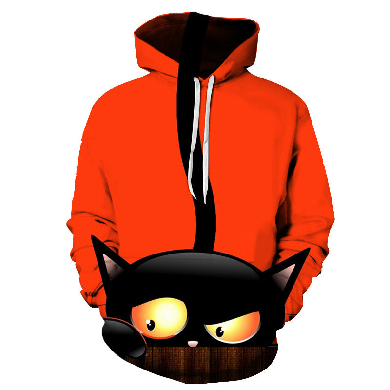 Lovely 3D Pumpkin Halloween Pullover Hoodies-For Halloween-WY-848-S-Free Shipping at meselling99