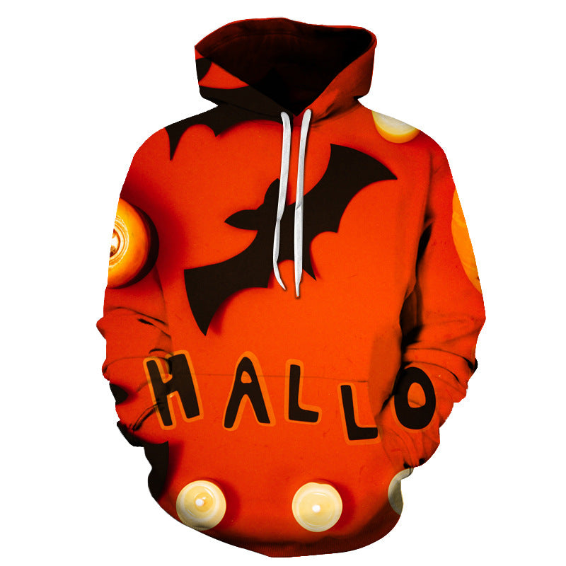 Lovely 3D Pumpkin Halloween Pullover Hoodies-For Halloween-WY-850-S-Free Shipping at meselling99