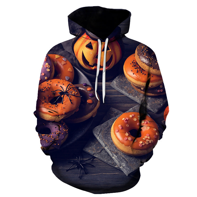 Lovely 3D Pumpkin Halloween Pullover Hoodies-For Halloween-WY-854-S-Free Shipping at meselling99