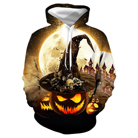 Happy Halloween 3D Print Plus Sizes Hoodies-For Halloween-Free Shipping at meselling99