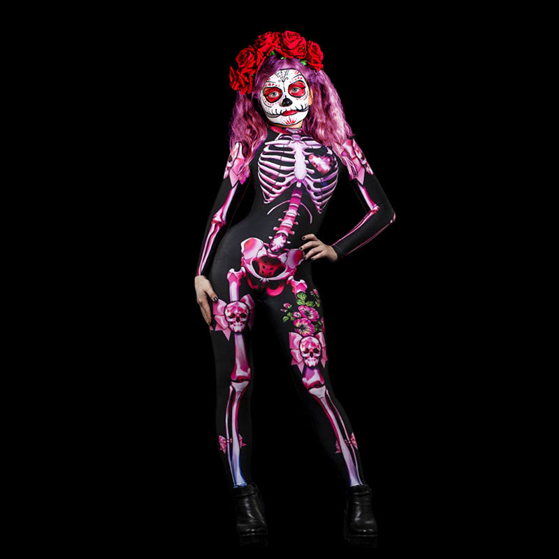 Holloween Horrible Skeleton Jumpsuit for Adult&kids-Costumes & Accessories-Free Shipping at meselling99