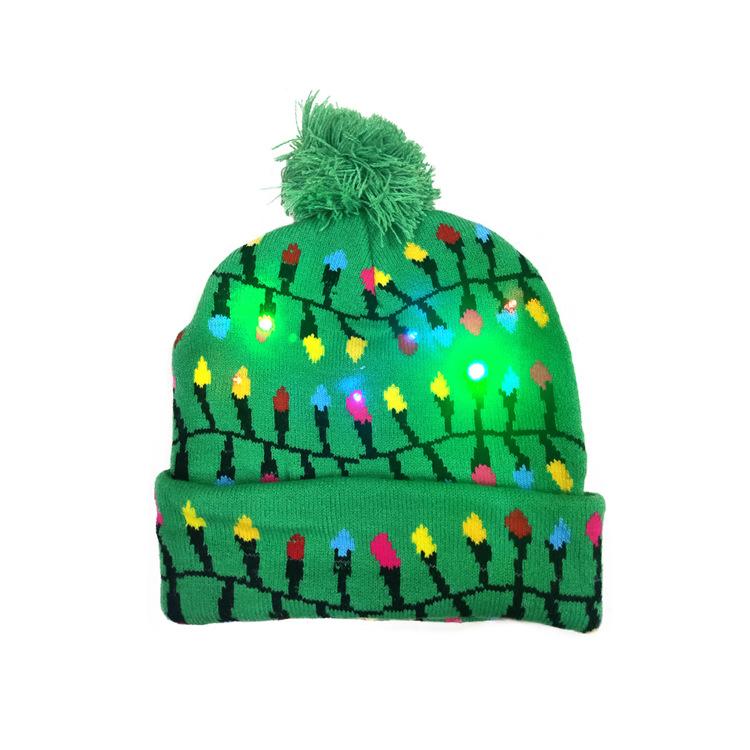 Merry Christmas Kntting Colorful Hats for Kids&Adult-Hats-Free Shipping at meselling99
