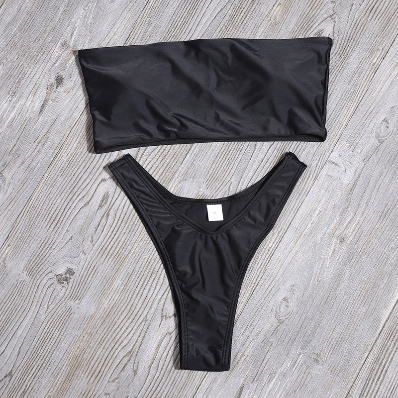 Sexy Strapless Women Bikinis Swimsuits-Swimwear-Free Shipping at meselling99