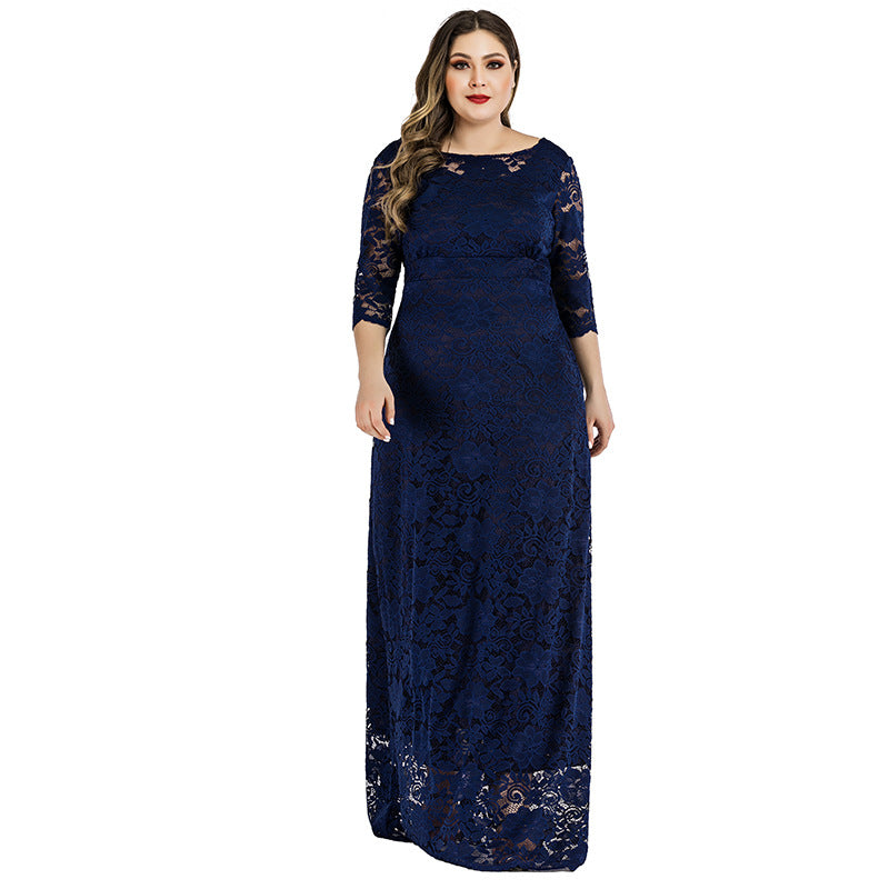 Plus Sizes Lace Evening Dresses for Women-Dresses-Free Shipping at meselling99