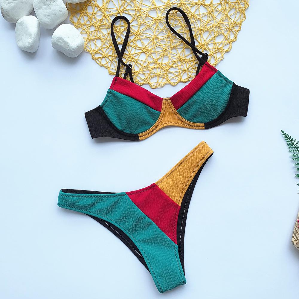Sexy Colorful Summer Beach Swimsuit--Free Shipping at meselling99