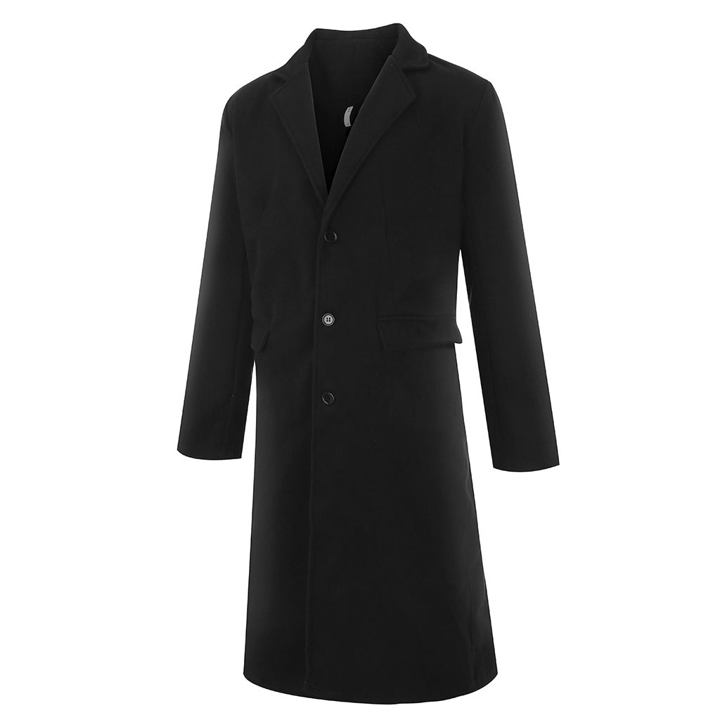 Men's Long Overcoat for Winter-Men Overcoat-Free Shipping at meselling99