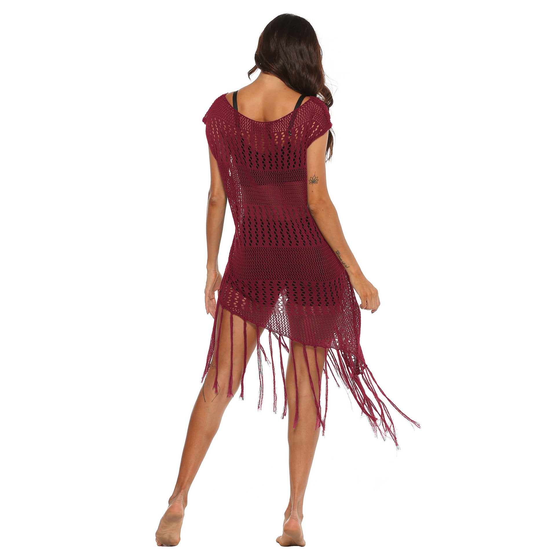 Women Asymetrical Sexy See Through Cover Ups--Free Shipping at meselling99