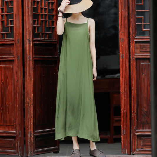 Summer Women Daily Sun Dresses-Dresses-Green-One Size-Free Shipping at meselling99