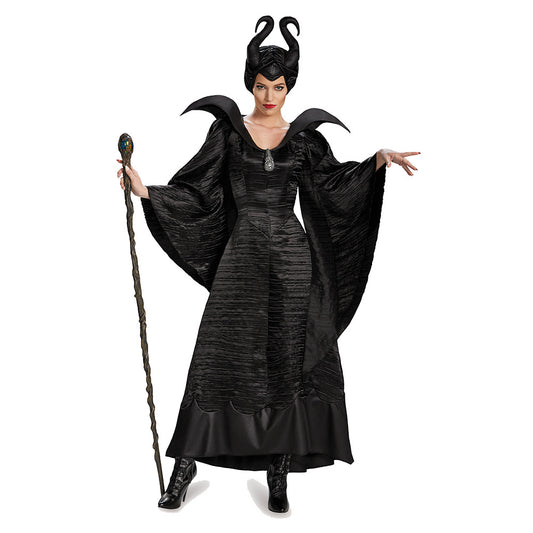 Black Women Demon Witch Cosplay for Halloween Party-Costumes & Accessories-Free Shipping at meselling99