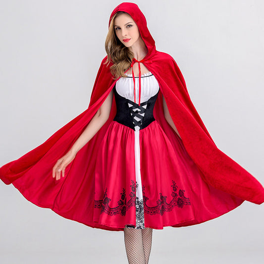 Red Halloween Little Red Riding Hood Cosplay-Costumes & Accessories-Free Shipping at meselling99