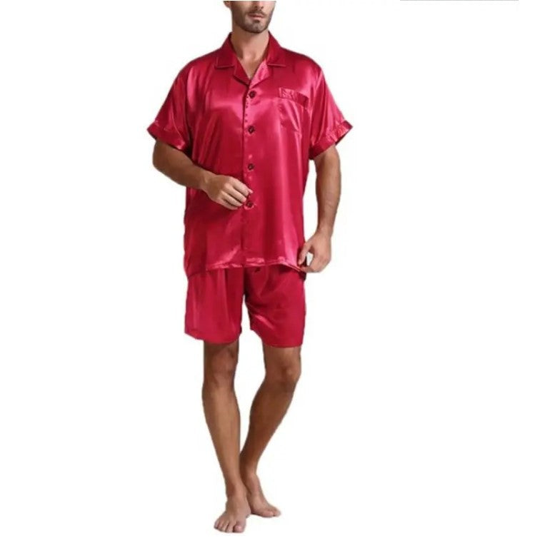 Men's 2pcs Sleepwear Loungewear-Men Homewear-Free Shipping at meselling99
