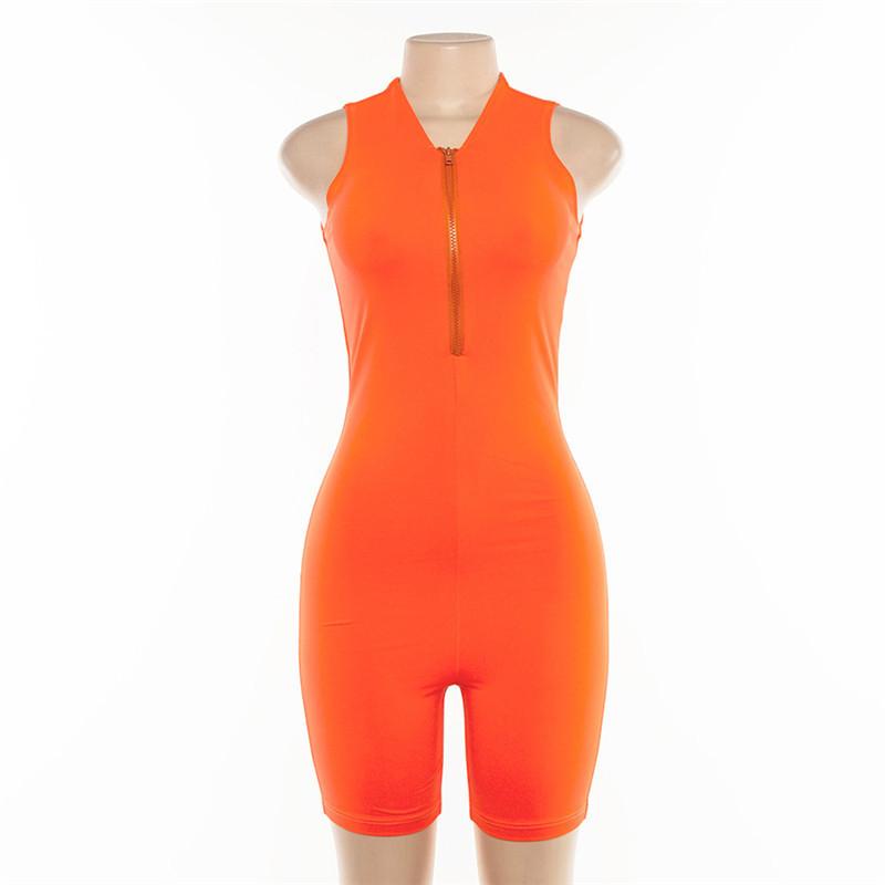 Sexy Zipper High Neck Yoga Rompers--Free Shipping at meselling99
