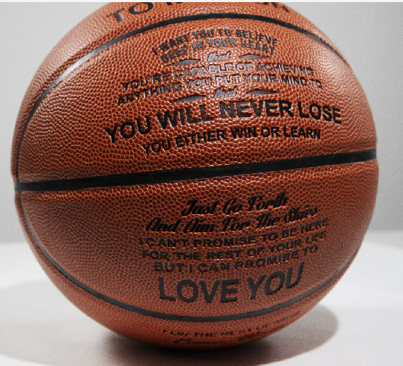 Meselling99 Dad to Daughter - U Will Never Lose-basketball-Deflated Basketball-Free Shipping at meselling99